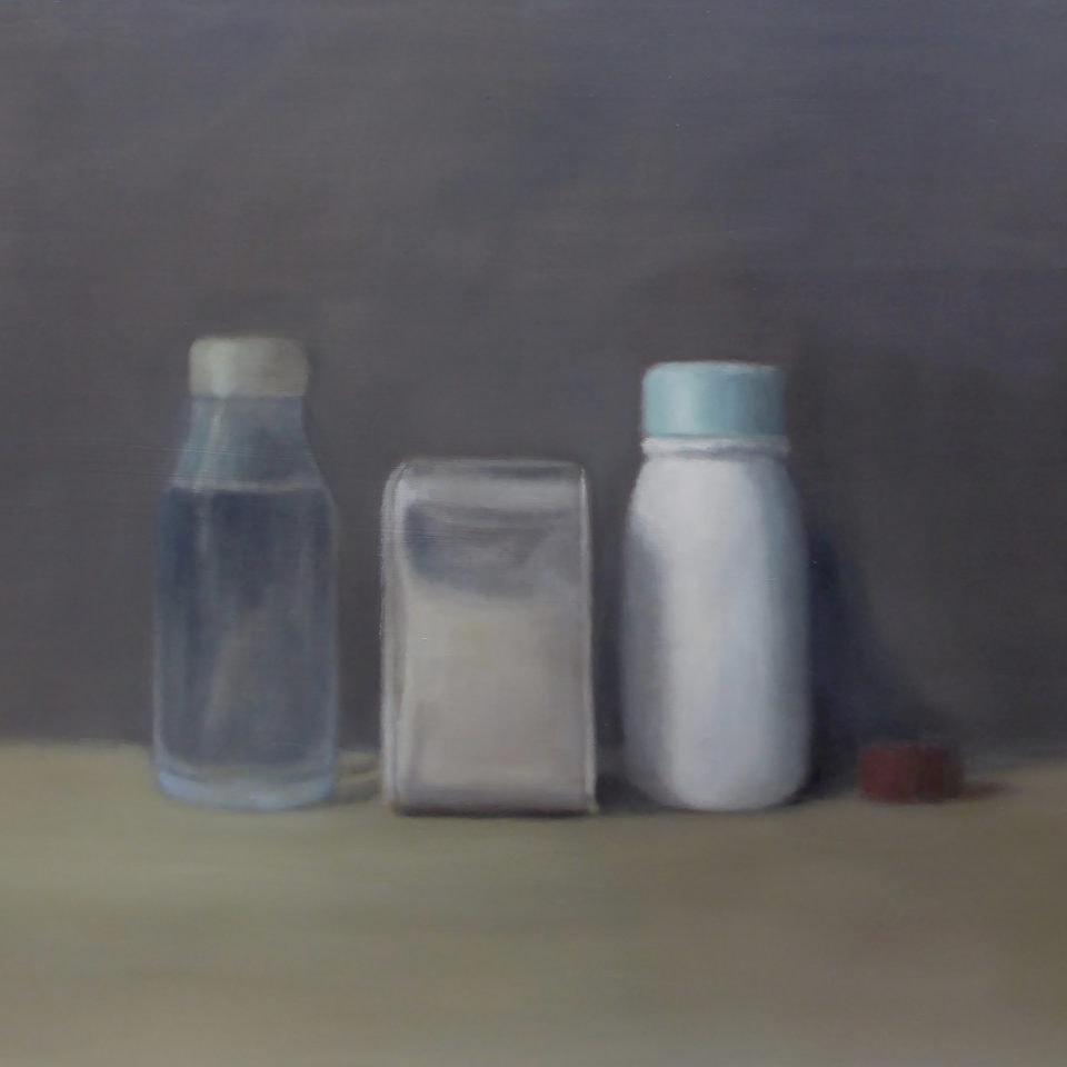 Nature morte 42, 40x80 cm, Huile sur bois