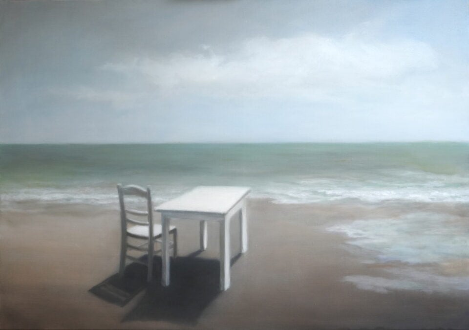 Paysage 389 92x65cm huile sur toile