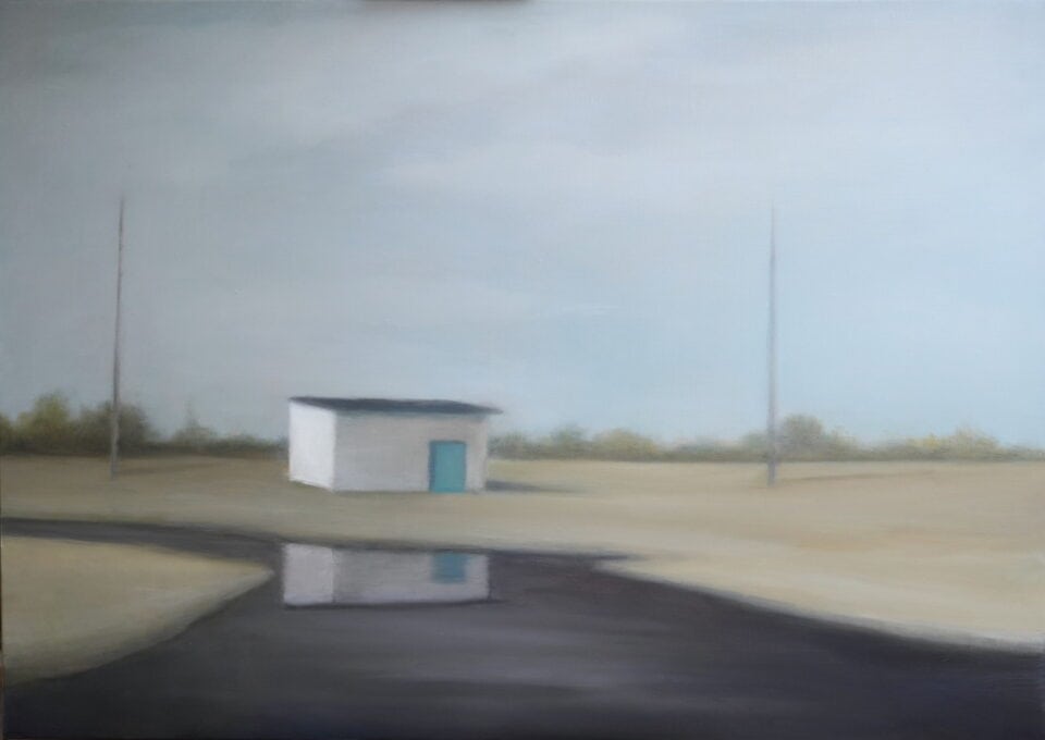 Paysage 390 92x65 cm huile sur toile