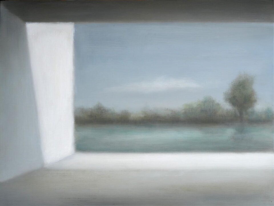 Paysage 400 30x40cm huile sur toile