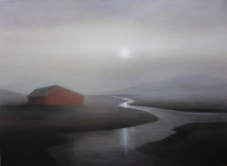 Paysage 281, 73x100 cm, huile sur toile