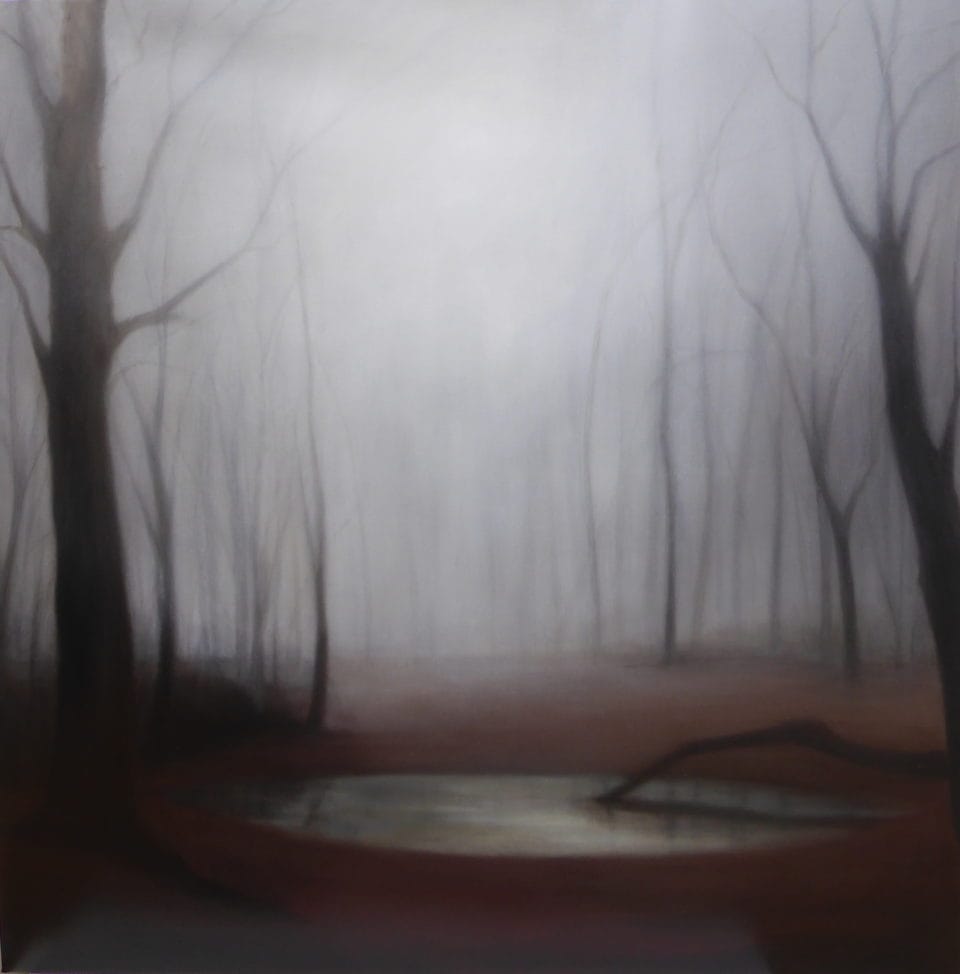 Paysage 290, 100 x 100 cm, huile sur toile